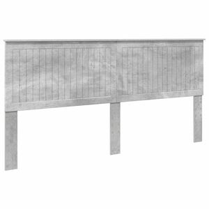 vidaXL T&ecirc;te de lit Gris b&eacute;ton 200 cm Bois d'ing&eacute;nierie