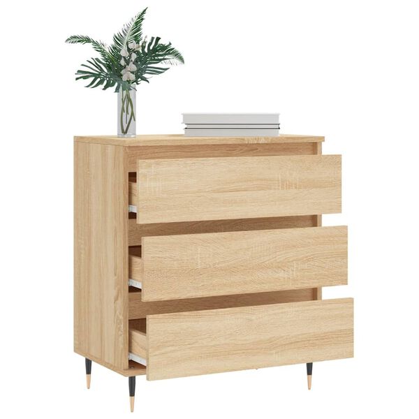 vidaXL Buffet Chêne sonoma 60x35x70 cm Bois d'ingénierie