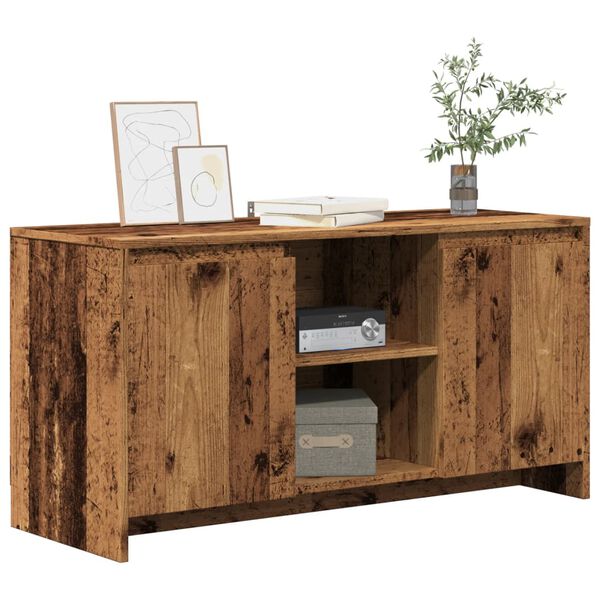 vidaXL Meuble TV vieux bois 102x37,5x52,5 cm bois d'ing&eacute;nierie