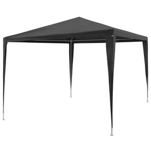 vidaXL Tente de r&eacute;ception 3x3 m PE Anthracite