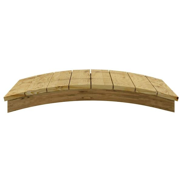 vidaXL Pont de jardin 110x74 cm Bois massif de pin impr&eacute;gn&eacute;
