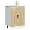 vidaXL Meuble de base de lavabo Lucca ch&ecirc;ne sonoma bois d'ing&eacute;nierie
