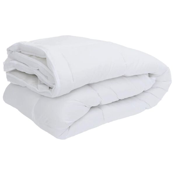 vidaXL Prot&egrave;ge-matelas blanc 180x220 cm