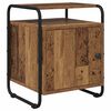 vidaXL Table de chevet Bois ancien Bois d'ing&eacute;nierie