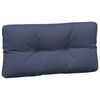 vidaXL Coussins palette lot de 7 tissu bleu marine