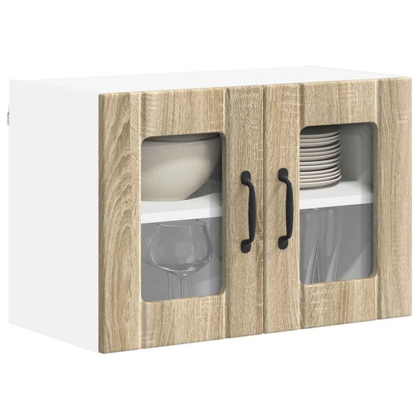 vidaXL Armoire de cuisine Lucca Ch&ecirc;ne Sonoma 60 x 31 x 40 cm