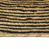 vidaXL Tapis Naturel et Noir 60 x 110 cm Jute