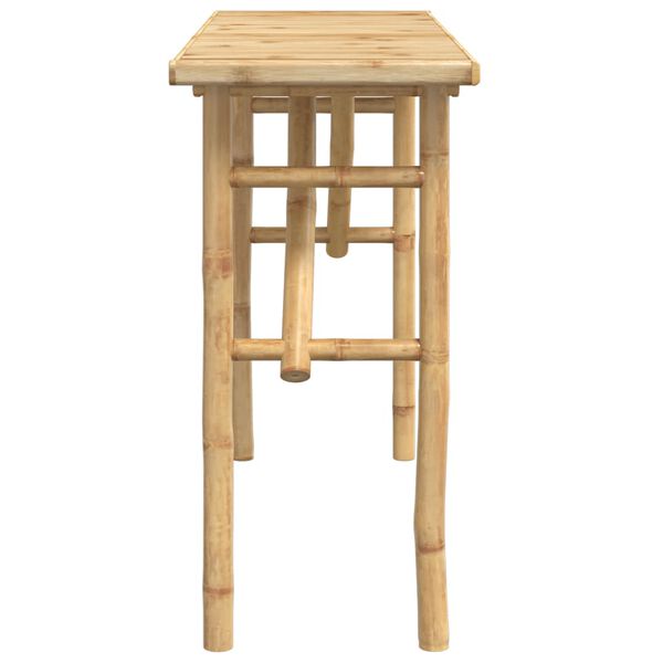 vidaXL Table console 115x39x75 cm bambou