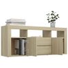 vidaXL Meuble TV Chêne sonoma 120x30x50 cm Bois d'ingénierie