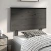 vidaXL Tête de lit Gris 104x6x82,5 cm Bois massif de pin