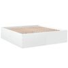 vidaXL Cadre de lit sans matelas blanc 180x200 cm