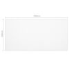 vidaXL Protecteur de table transparent 200x100 cm 1,6 mm PVC