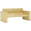 vidaXL Banc de jardin 179 cm Bois de pin impr&eacute;gn&eacute;