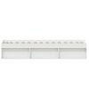 vidaXL Cadre de lit sans matelas blanc 100x200 cm