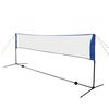 vidaXL Filet de badminton avec volants 300 x 155 cm