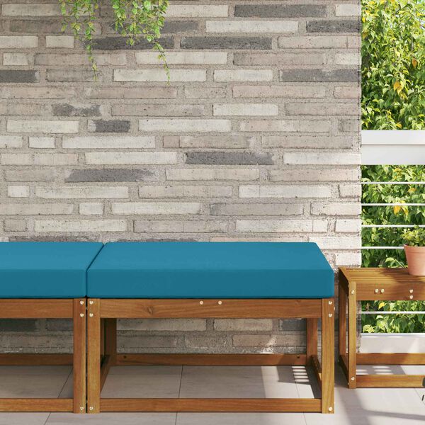 vidaXL Coussin de canap&eacute; d'ext&eacute;rieur Bleu royal 80 x 80 x 8 cm