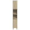 vidaXL Armoire salle de bain ch&ecirc;ne sonoma 30x30x190 cm