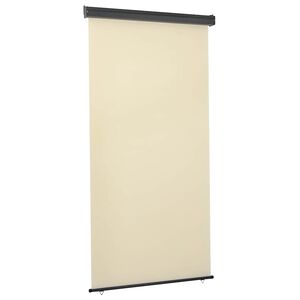 vidaXL Auvent lat&eacute;ral de balcon 125x250 cm Cr&egrave;me