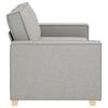 vidaXL Canapé 2 places Gris nuage 140 cm Tissu