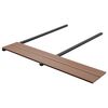 vidaXL Planche de terrasse 6 pcs Marron Clair WPC
