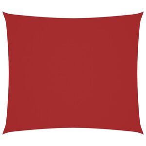vidaXL Voile de parasol tissu oxford rectangulaire 2x2,5 m rouge