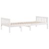 vidaXL Lit pour enfants sans matelas blanc 90x190cm bois de pin massif