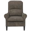 vidaXL fauteuil Gris fonc&eacute; 76 x 94 x 102 cm Simili cuir