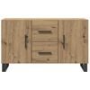 vidaXL Buffet chêne artisanal 100x36x60 cm bois d'ingénierie