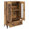 vidaXL Haut Armoire avec tiroir Bois Ancien 70 x 31 x 115 cm