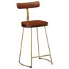 vidaXL Tabourets de bar lot de 2 49x43x88 cm bois de manguier massif