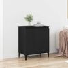 vidaXL Buffet Ch&ecirc;ne noir 60 x 35 x 70 cm Bois d'ing&eacute;nierie