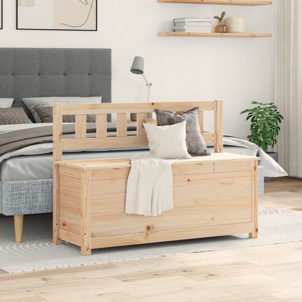 vidaXL Banc 110x41x76,5 cm Bois de pin massif