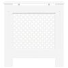 vidaXL Cache-radiateur MDF Blanc 78 cm