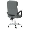 vidaXL Fauteuil de massage inclinable de bureau Gris fonc&eacute; Tissu