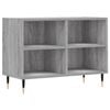 vidaXL Meuble TV sonoma gris 69,5 x 30 x 50 cm bois d'ing&eacute;nierie