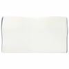 vidaXL Oreiller avec oreiller Blanc 60 x 34 x 11 cm Polyester