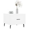 vidaXL Tables basses 2 pcs blanc 50x50x40 cm bois d'ingénierie
