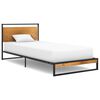 vidaXL Cadre de lit sans matelas m&eacute;tal 90x200 cm