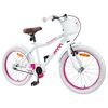 vidaXL V&eacute;lo pour Enfants 18 Pouces pour les 5-7 ans Blanc