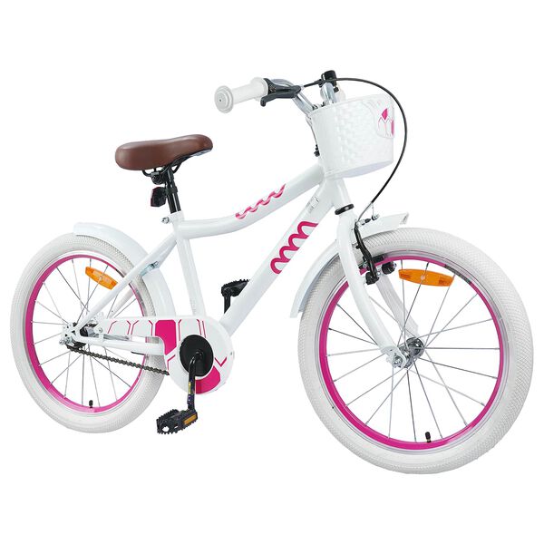 vidaXL V&eacute;lo pour Enfants 18 Pouces pour les 5-7 ans Blanc