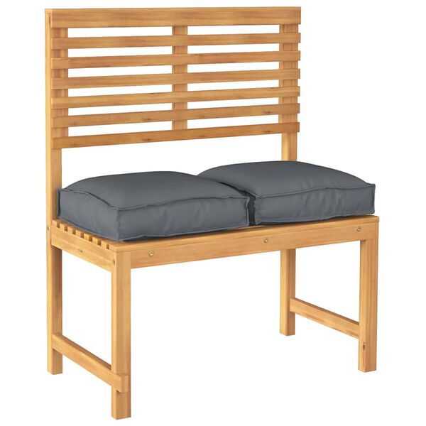 vidaXL Coussin 2 pcs Anthracite 40 x 40 x 8 cm Tissu Oxford