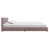 vidaXL Cadre de lit sans matelas Rose Velours 180x200 cm