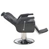 vidaXL Chaise de barbier Noir 72x68x98 cm Similicuir