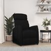 vidaXL Fauteuil inclinable Noir Tissu