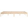 vidaXL Cadre de lit sans matelas 193x203 cm bois massif de pin