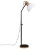 vidaXL Lampadaire 25 W blanc 30x30x100-150 cm E27
