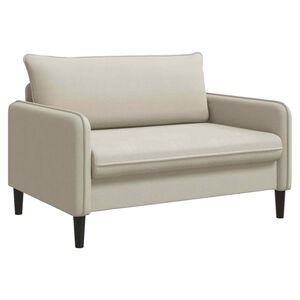 vidaXL Fauteuil XXL Beige Velours