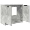 vidaXL Cabinet de salle de bain Gris b&eacute;ton 64,5 x 33,5 x 59 cm