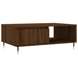 vidaXL Table basse ch&ecirc;ne marron 90x60x35 cm bois d'ing&eacute;nierie