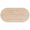 vidaXL Plateau de table 100x50x2,5 cm Bois massif Pin Ovale